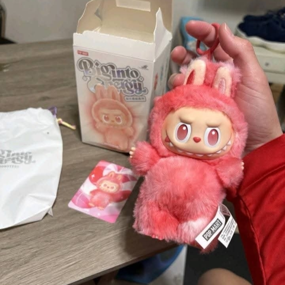 Labubu Plush Doll Keychain Just 1 Surprise 🫢 Blinded Labubu Doll sealed in box